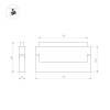 Трековый светодиодный светильник Arlight Mag-Orient-Flat-Fold-S230-12W Day4000 035856(1) фото 2