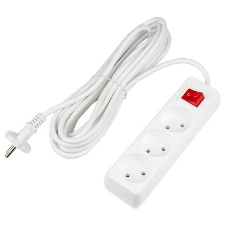 Удлинитель Uniel Ultra S-CU3-7B White
