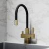 Смеситель для кухни Sancos Arno SC4005BG брашированное золото фото 2
