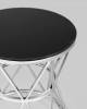 Стол журнальный Stool Group Вива EET-080 сталь серебро 50x50 фото 5