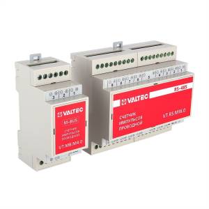 Счетчик импульсов VALTEC проводной универсальный RS485 16-ти канальный