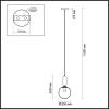 Подвесной светильник Odeon Light Pendant Okia 4670/1 фото 2