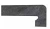 Плинтус Exagres Metalica Zanq. Basalt Derecha правый 39.5x17.5