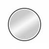 Зеркало BOND Circle M60ZE-8080 круглое, с LED подсветкой и бесконтактным сенсором, черной рамой, 80х80 фото 3