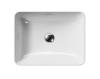 Раковина GSI Nubes 903711 белый глянцевый, 50x38 фото 3