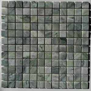 Мозаика Pixel Mosaic Мрамор PIX 313 Jet Green 2.3x2.3 Матовая 30.5x30.5х4