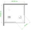 Душевой уголок Royal Bath HPD RB 8090 HPD-C 90x80 фото 4