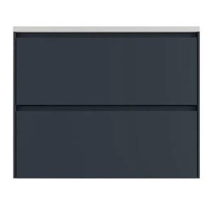 Тумба с раковиной Style Line Лима 70 подвесная, графит