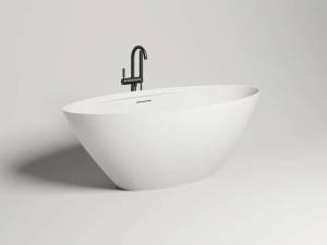 Ванна из искусственного камня Salini Diva S-Sense 180x85, глянцевая