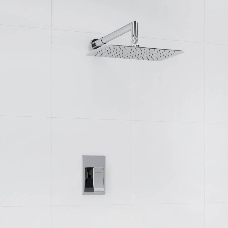 Душевой комплект Wasserkraft A12669 встраиваемый, с верхней душевой насадкой, хром