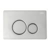 Комплект Abber Rechteck AC1201-AC0105-AC0121 унитаз подвесной, безободковый, сиденье микролифт, белый, кнопка хром фото 5