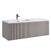 Тумба с раковиной Sancos Snob R 1.0 левая, Doha Soft, 120x42.6