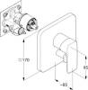 Душевой комплект Kludi Pure&Style 406300575 С ВНУТРЕННЕЙ ЧАСТЬЮ фото 11