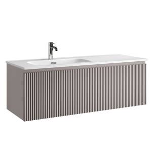 Тумба с раковиной Sancos Snob R 1.0 левая, Doha Soft, 120x42.6