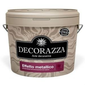 Краска декоративная Decorazza Effetto Metallico база Bianco EM036 бежевая 1 л