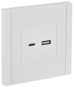Розетка USB type A+C IEK Forte&Piano FP-U22-D31-K01 белый
