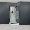 Душевая кабина RGW Andaman 411320788-94 профиль черный, стекло прозрачное, 80x80x200 фото 2
