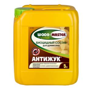 Состав биоцидный Woodmaster Антижук бесцветный 5 л