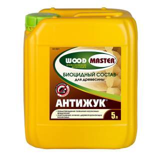 Состав биоцидный Woodmaster Антижук бесцветный 5 л