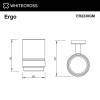 Стакан WHITECROSS Ergo ER2230GM подвесной, оружейная сталь фото 2