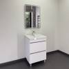 Тумба с раковиной Comforty Валдай-60Н 00-00020673 белый матовый фото 3