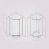 Душевой уголок Am.Pm Sunny W87G-405-9090-BT профиль черный, стекло прозрачное, 90x90 фото 8