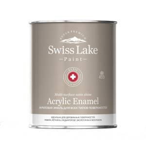 Эмаль Swiss Lake Acrile Enamel полуматовая, база А (0,9л)