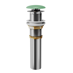 Донный клапан для раковины D&K DC9012 клик-клак, лайм