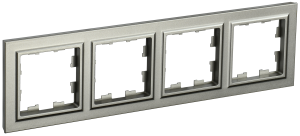 Рамка 4-постовая IEK Brite BR-M42-K37 шампань