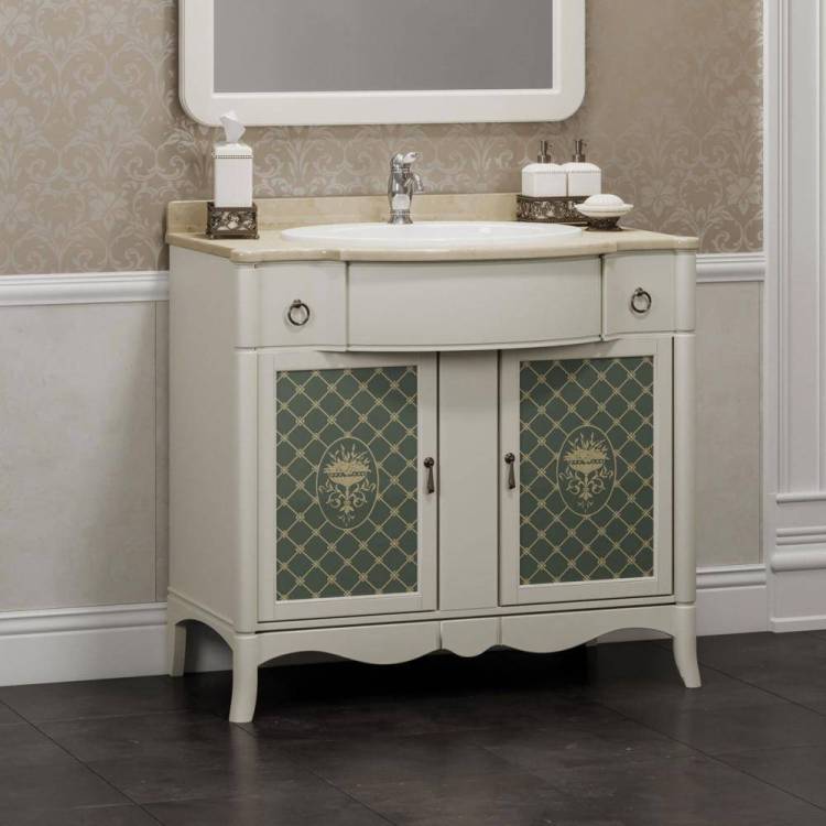 Тумба под раковину Opadiris Виктория 90 слоновая кость