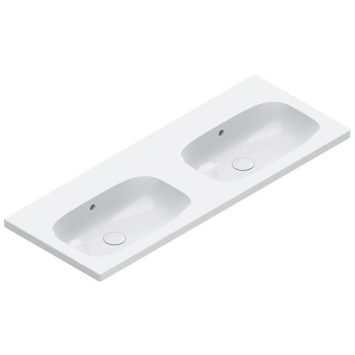 Раковина Catalano Alvea 621220001 120 см, белая глянцевая