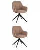 Стул обеденный Stool Group Alba OSN-2128K UF920-02-PK970-04 X2 Коричневый 2 шт.