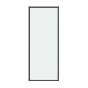 Душевая перегородка Grossman Style 200.K33.05.100.21.00 профиль черный матовый, стекло прозрачное, 100x195