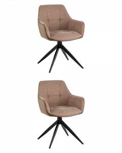 Стул обеденный Stool Group Alba OSN-2128K UF920-02-PK970-04 X2 Коричневый 2 шт.