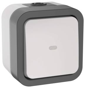 Выключатель 1-клавишный IEK Tors TS-V10-1-10-55-K41 белый