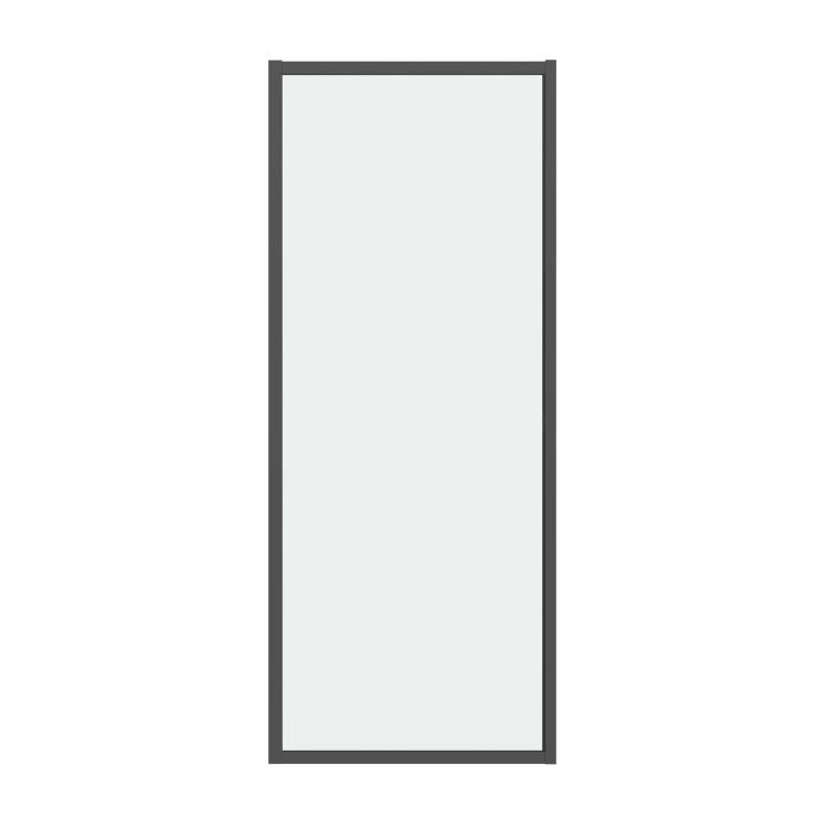 Душевая перегородка Grossman Style 200.K33.05.100.21.00 профиль черный матовый, стекло прозрачное, 100x195