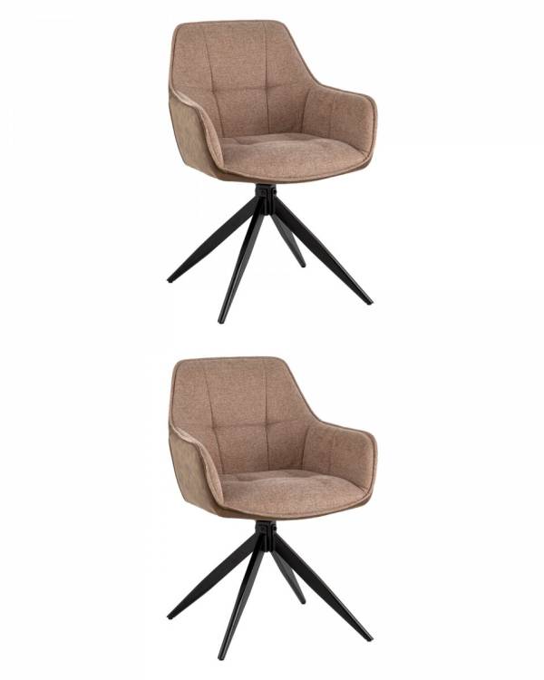 Стул обеденный Stool Group Alba OSN-2128K UF920-02-PK970-04 X2 Коричневый 2 шт.