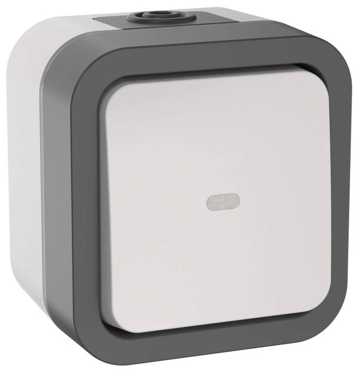 Выключатель 1-клавишный IEK Tors TS-V10-1-10-55-K41 белый