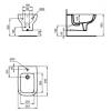 Биде подвесное Ideal Standard I.life A T471801 евробелое фото 9