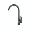 Смеситель для кухни Lemark Linara LM0405PAN с высоким поворотным изливом Антрацит