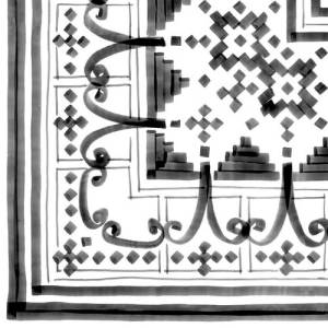 Декор VIVES Vodevil Bellaria-3 Sombra g.23 20x20