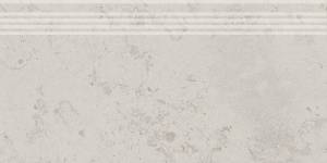 Ступень Kerama Marazzi Про Лаймстоун DD205320R/GR серый светлый натуральный обрезной 60х30