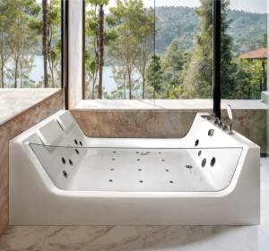 Акриловая ванна Cerutti Spa C-454A 1700x1200x580 с гидромассажем