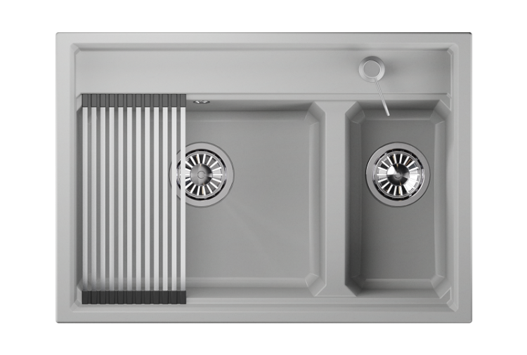 Мойка кухонная Granula Kitchen Space KS-7302 арктик