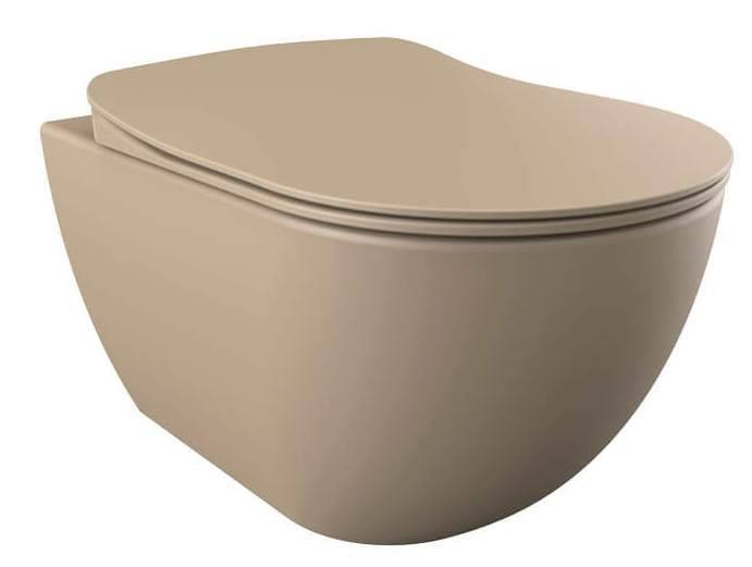 Унитаз подвесной Creavit Free FE322-00CM00E-0000 капучино с биде