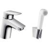Смеситель для раковины Hansgrohe Logis 71290000 с гигиеническим душем