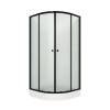 Душевой уголок Niagara Eco NG-003-14MT профиль черный, стекло матовое, 80х80х195