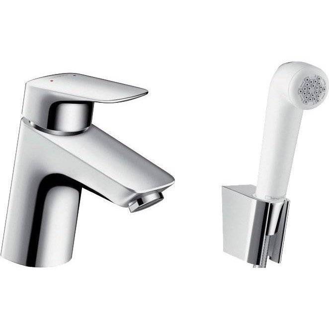 Смеситель для раковины Hansgrohe Logis 71290000 с гигиеническим душем