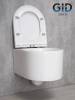 Унитаз подвесной Gid Concavo Tr2150 62233Y белый фото 10