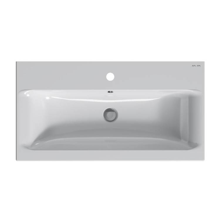 Раковина AM.PM Gem M90WCC0802WG белая, 80см